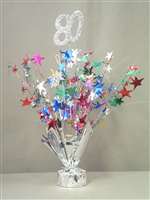 80 SILVER/MULTI-COLOR SPRAY CENTERPIECE