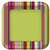 COLORFUL STRIPES DINNER PLATES