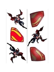 Superman Man of Steel Temporary Tattoos