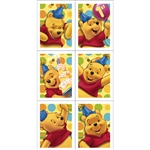 POOH'S 1ST BIRTHDAY STICKERS