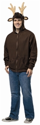 Moose Hoodie Adult Small