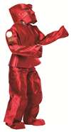 Rock Em Sock Em Red Adult Costume