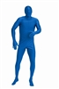 Blue Bodysuit (40-42) Large Adult Costume
