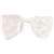 WHITE NOVELTY BOWTIE - 6 inch