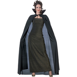 FULL LENGTH CAPE - BLACK