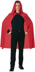 RED HOODED CAPE