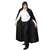 Long Hooded Cape - Black