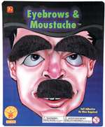 SMALL MOUSTACHE AND EYEBROWN SET