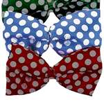 JUMBO SATIN BOWTIE - BLUE