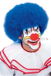 BLUE CLOWN / AFRO WIG