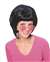 70'S WEDGE WIG - BLACK