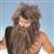 BROWN PREHISTORIC BEARD AND WIG SET