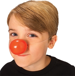 RED PLASTIC CLOWN NOSE