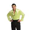 VELVET DISCO SHIRT GREEN - MEDIUM