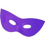 PURPLR SATIN HARLEQUIN MASK