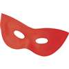 RED SATIN HARLEQUIN MASK