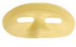 YELLOW SATIN DOMINO EYEMASK