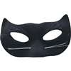 VELOUR CAT MASK - BLACK