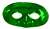 GREEN PLASTIC DOMINO MASK