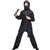 BLACK NINJA CHILD'S COSTUME - SMALL