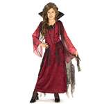 GOTHIC VAMPIRESS KIDS COSTUME - LARGE