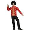 RED MILITARY MICHAEL JACKSON DELUXE KIDS COSTUME - LARGE