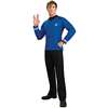 STAR TREK BLUE DELUXE LARGE ADULT SHIRT