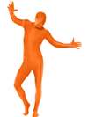 ORANGE SECOND SKIN LG ADULT COSTUME