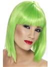 Glam Short Neon Green Wig