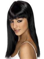 Glam Long Black Wig