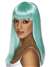 Glam Long Neon Aqua Wig