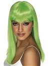 Glam Long Neon Green Wig