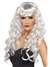 Siren Long Curly White Wig