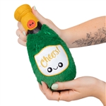 Champagne Bottle Boozy Buds Squishables Shot Size Plush