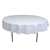 White Round Tablecover Plastic-84