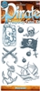 Buccaneer Pirate Temporary Tattoo Set