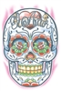 El Amor Day of the Dead Temporary Tattoo