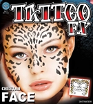 Cheetah Face Temporary Tattoo