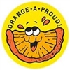 Orange A Proud Orange Candy Scratch N Sniff Stickers