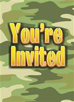 Camouflage invites