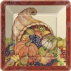 Cornucopia 9in Square Dinner Plates