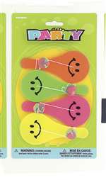 Smiley Paddle Balls