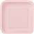 Pastel Pink 7 inch Square Plates - Value Priced