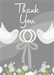 Silver Wedding Thank You Cards