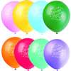 Birthday Hearts Latex Balloons