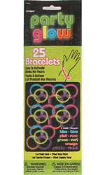 Glow Bracelets - 25 Count