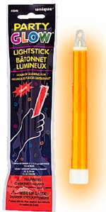 Orange Glowstick - 6 inch