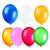 Assorted 12 inch Latex Balloons - 50 Count