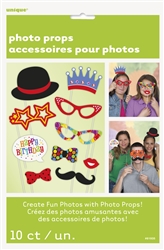 Confetti Birthday Photo Booth Props