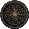 Spider Web Black/Gold 9" Met. Plates